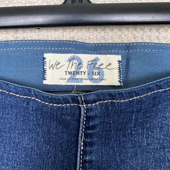 Free People We the Free Penny Pull-On Flare Jeans Size 26 - Picture 7 of 9